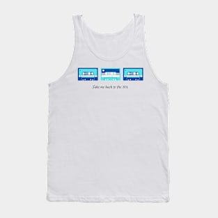 take me back to the '80s blue Tank Top